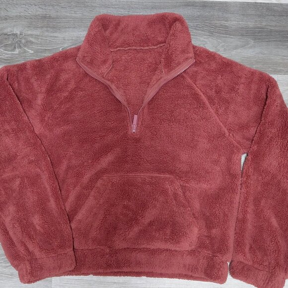 Plush Half-Zip Pullover - Picture 1 of 4